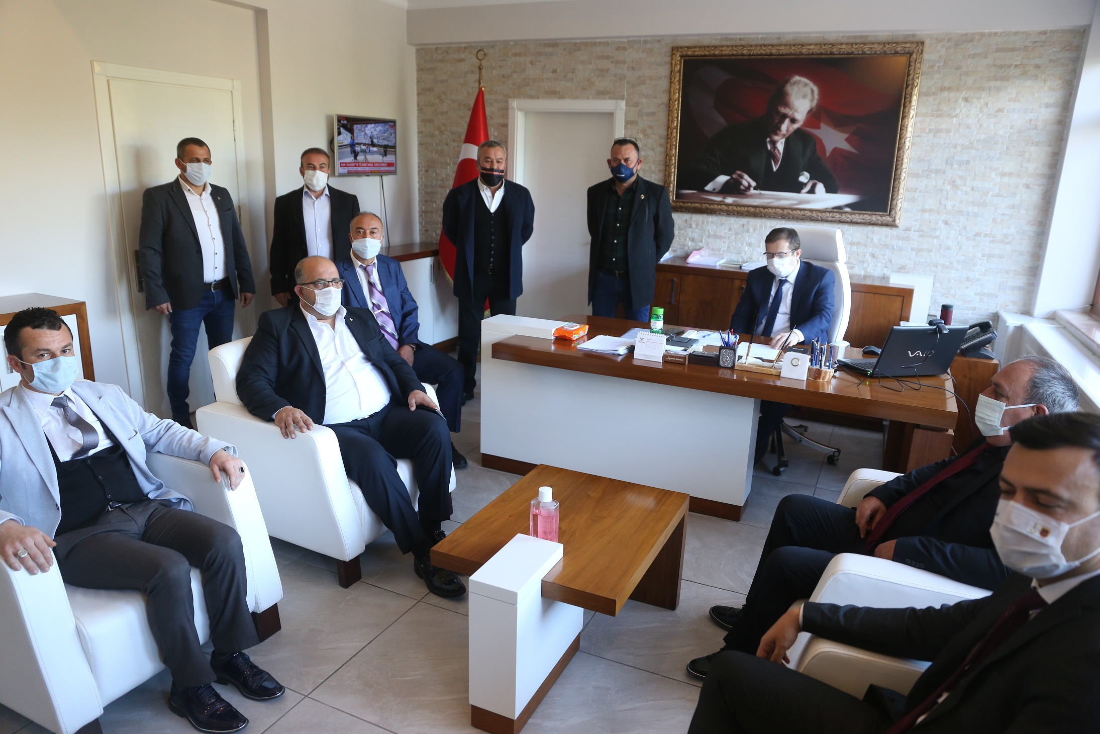 MHP İL BAŞKANI KORKMAZ’DAN YATAĞAN ZİYARETİ