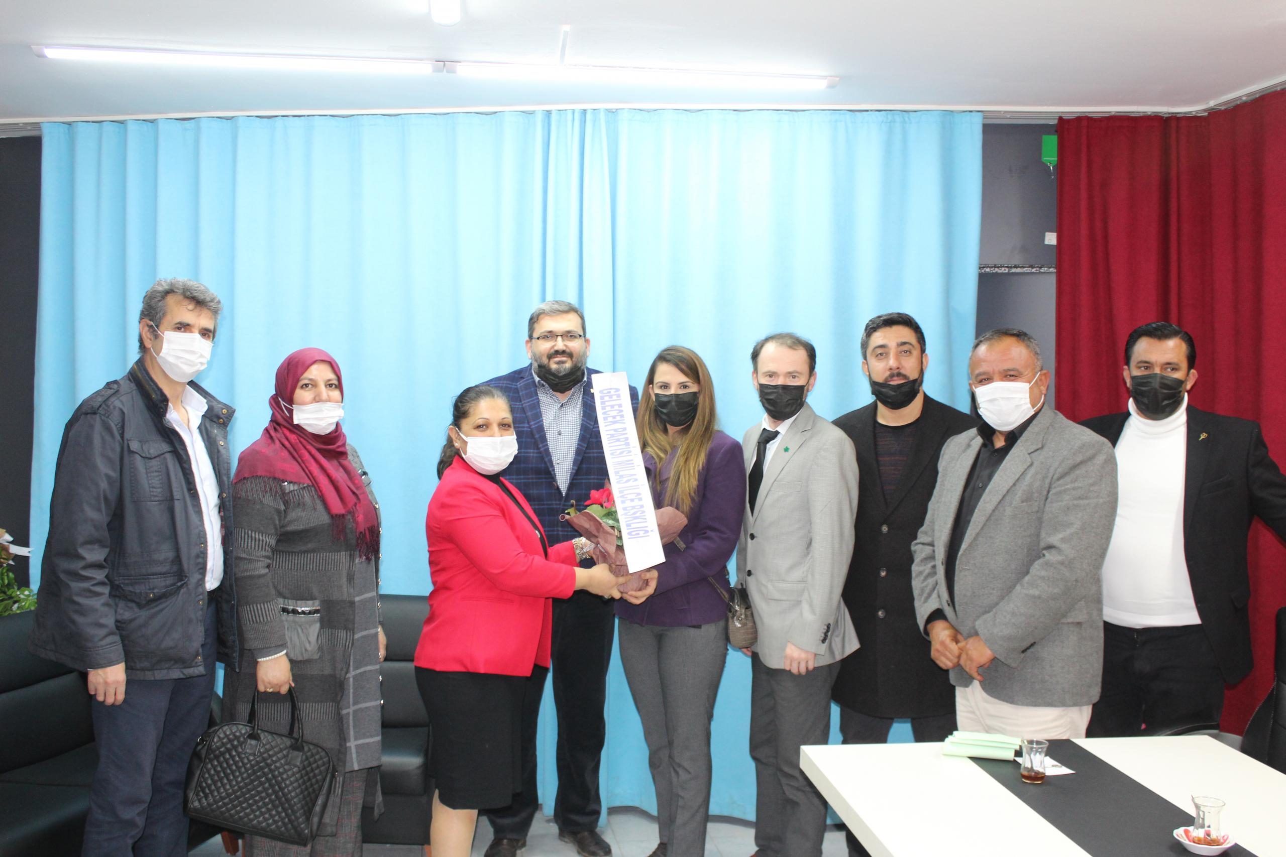 Milas Gelecek Partisi’nden gazetelerimize ziyaret