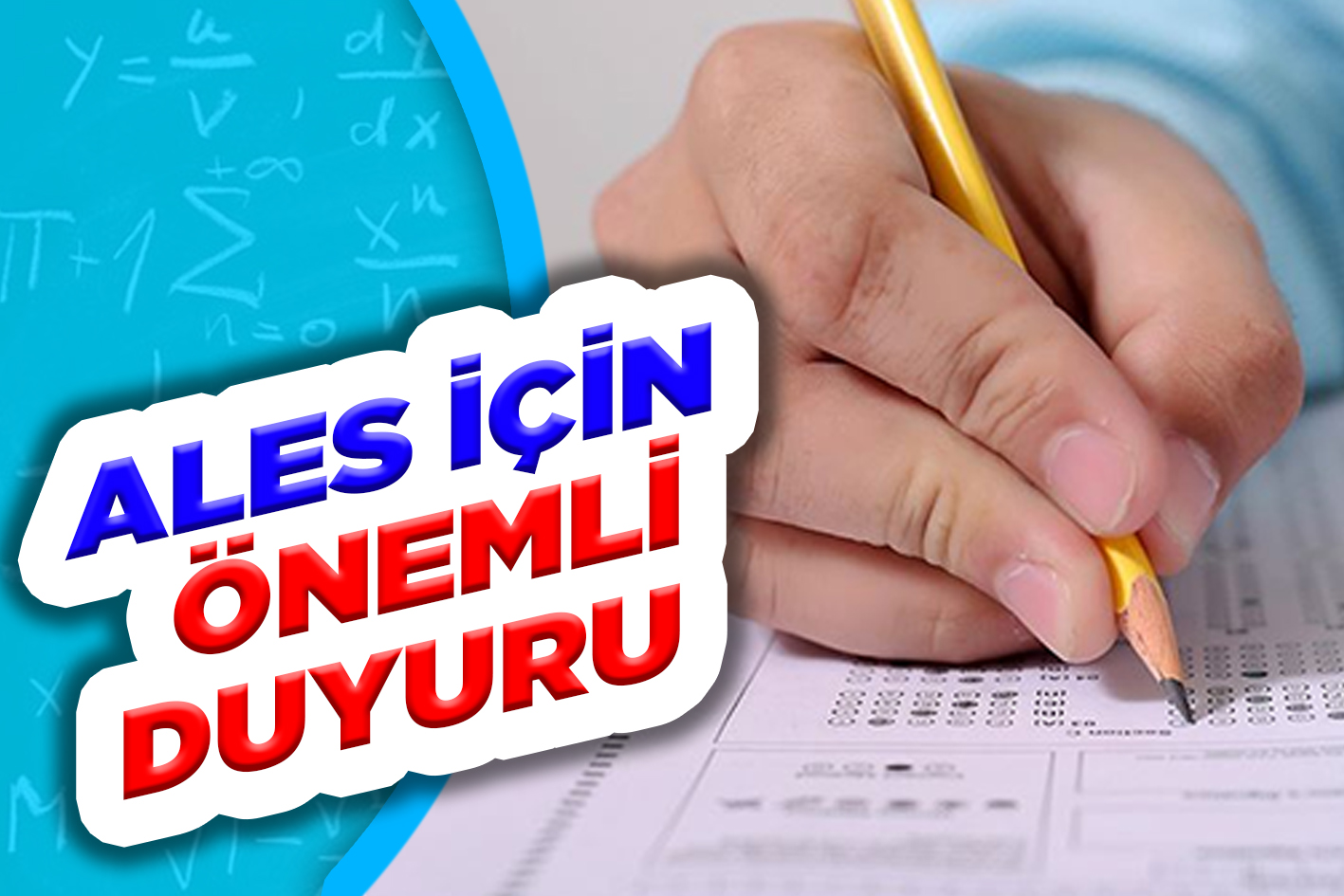 ALES İÇİN ÖNEMLİ DUYURU