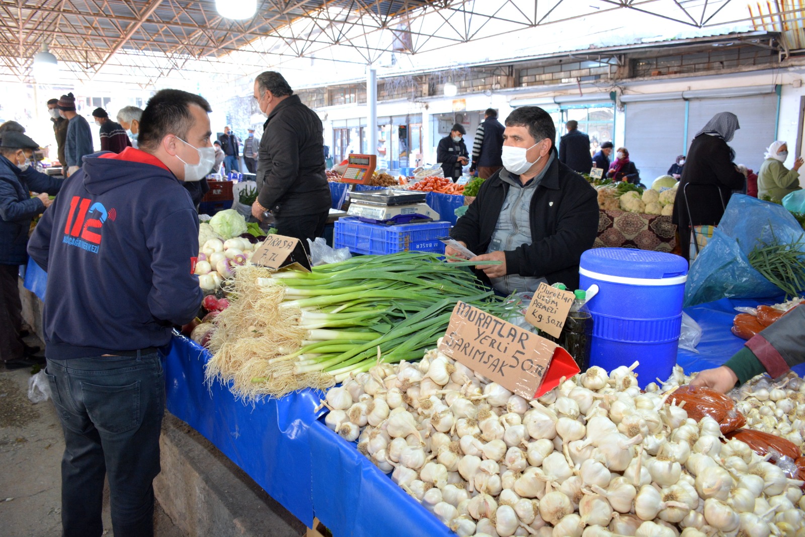 112 AÇM’DEN PAZARDA FARKINDALIK
