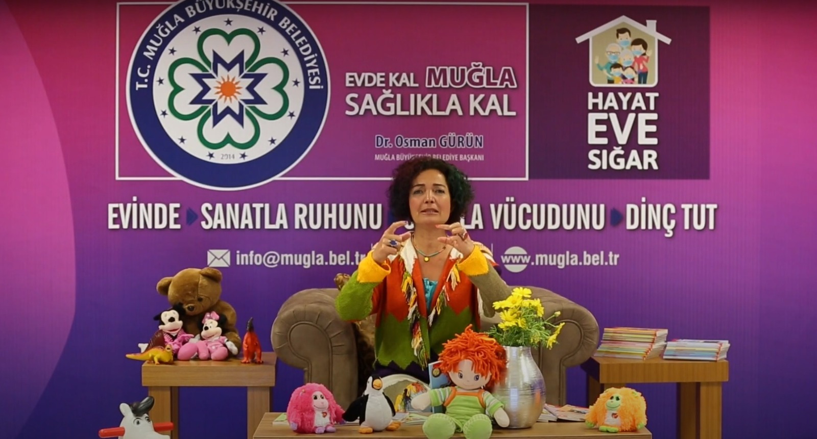 BÜYÜKŞEHİRDEN “EVDE KAL” ETKİNLİKLERİ