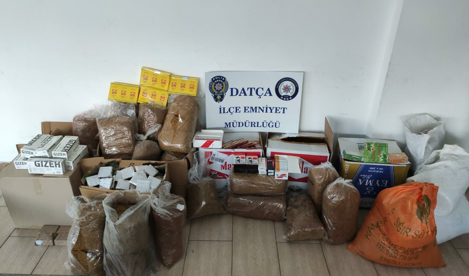 Datça'da kaçakçılık operasyonu