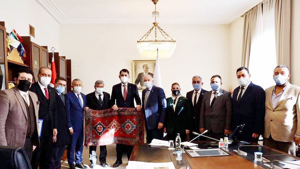 Belediye Başkanlarından Bakan Ziyareti