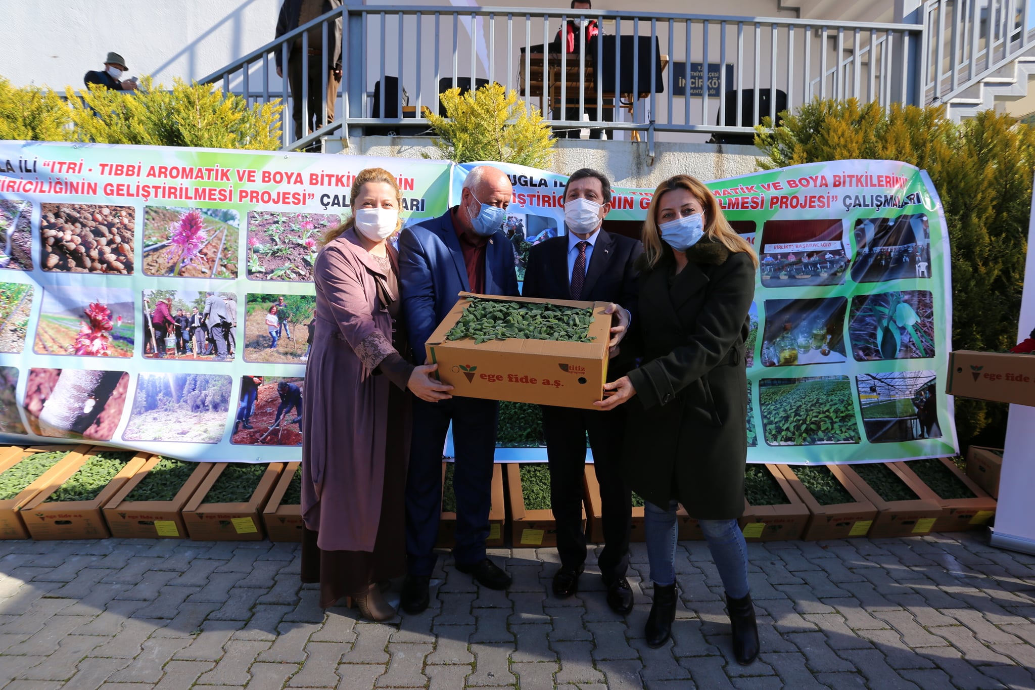 FETHİYE’ DE 500 BİN FİDE ÜRETİCİLERE DAĞITILDI