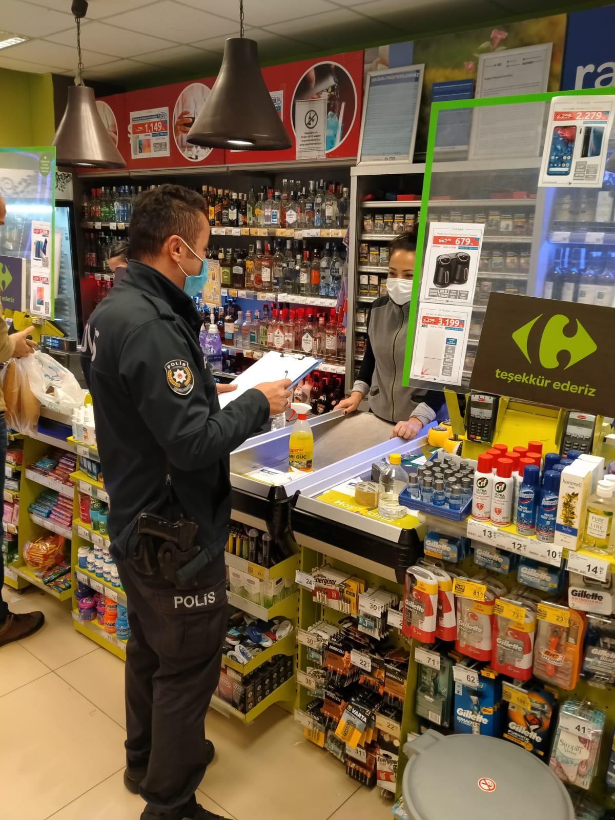 Covid-19 tedbirlerine uymayan 12 kişiye para cezası