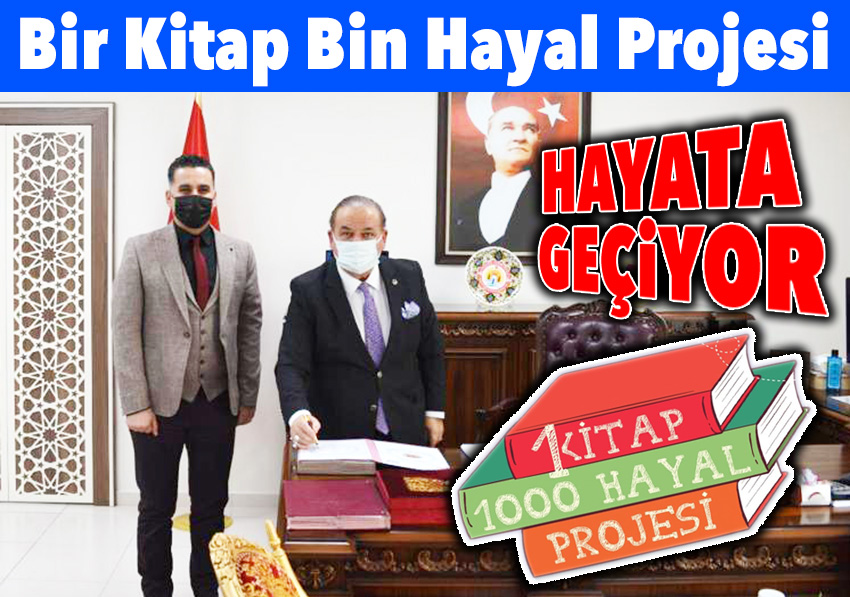 BİR KİTAP BİN HAYAL PROJESİ HAYATA GEÇİYOR