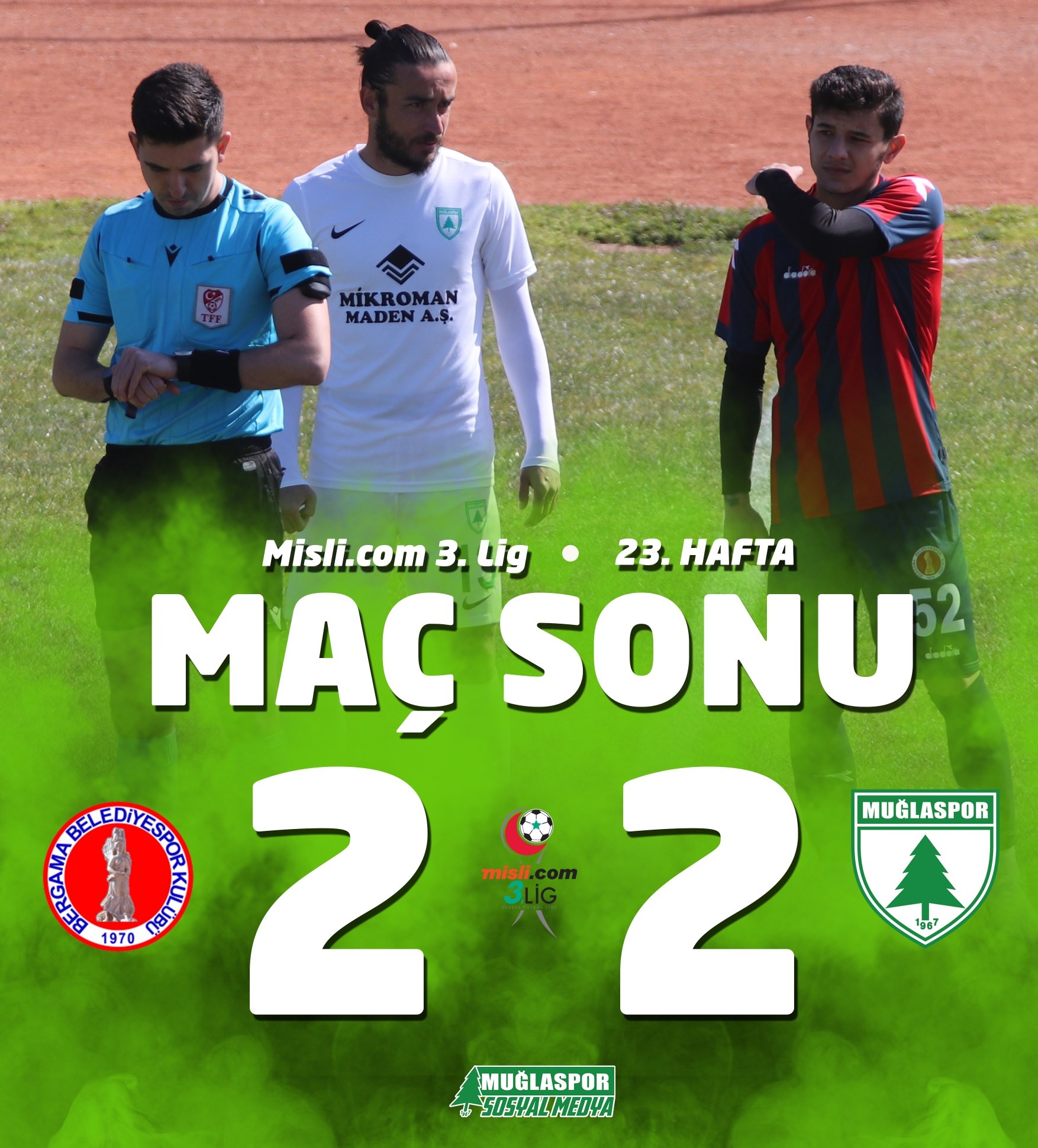 Muğlaspor, deplasmanda berabere kaldı