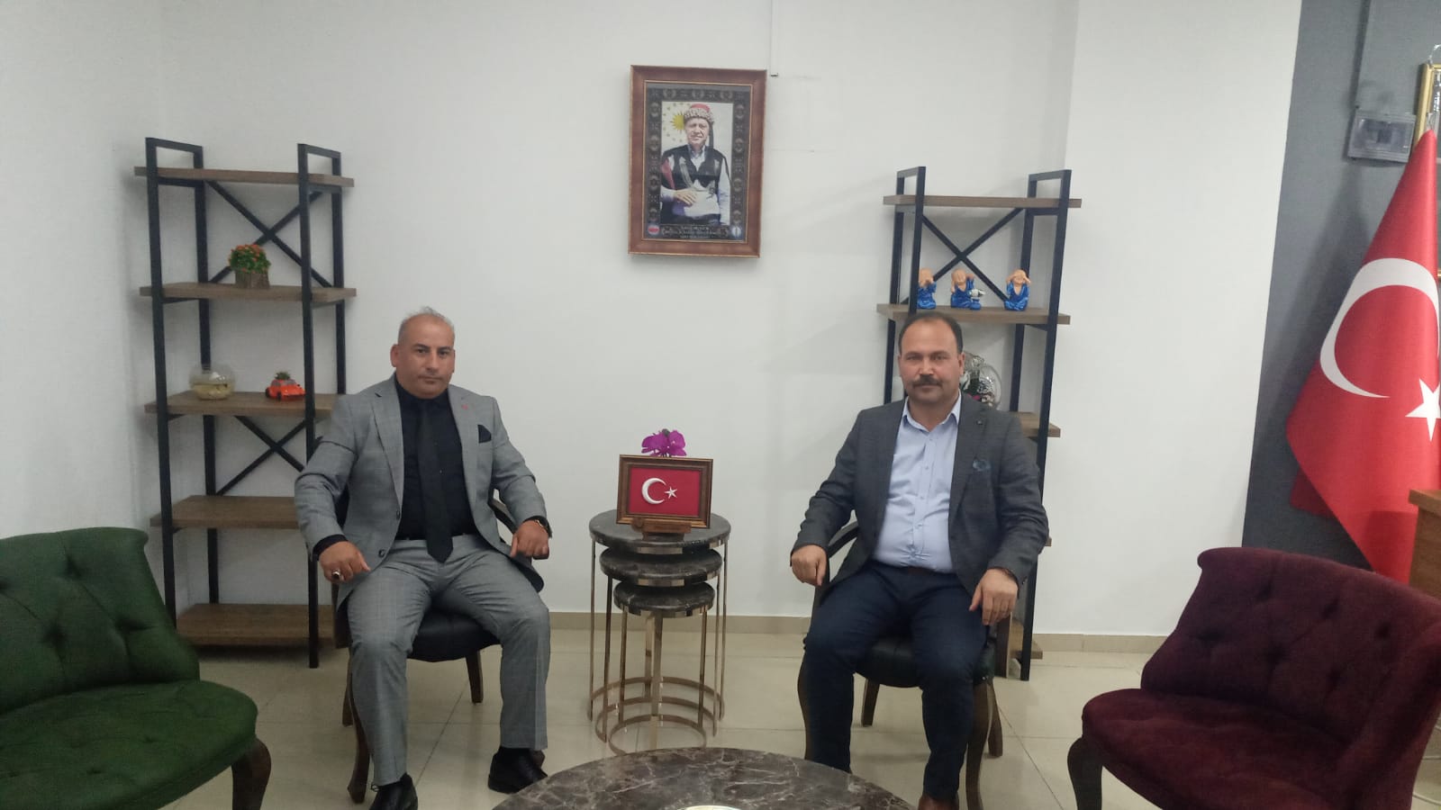 Sayın’dan Çiçek’e ziyaret