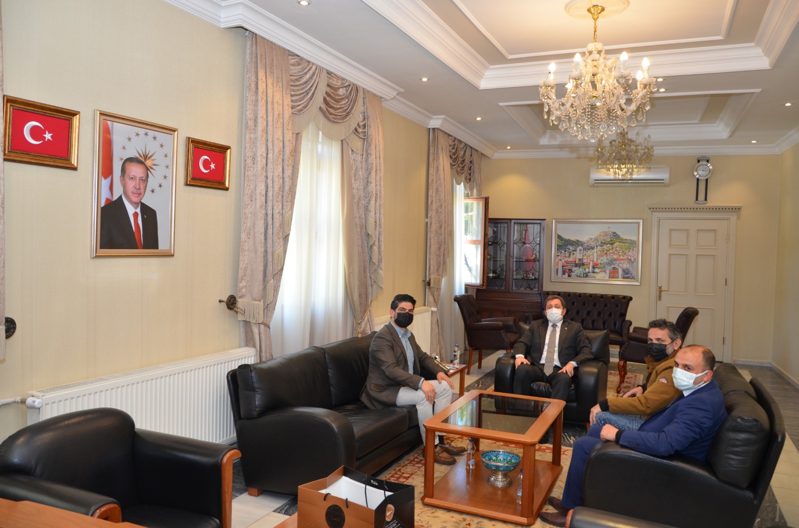 AA Antalya Bölge Müdürü Yıldırım, Muğla Valisi Tavlı ve Büyükşehir Belediye Başkanı Gürün'ü ziyaret etti