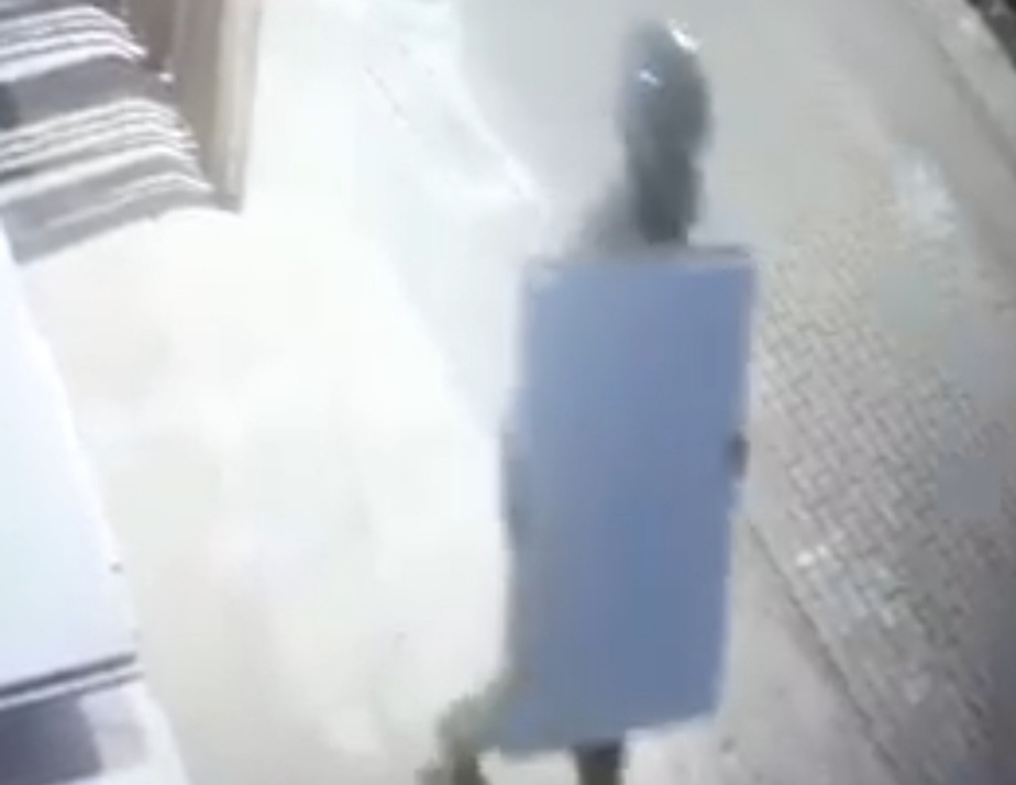 Suntaları çalan hırsız yakalandı