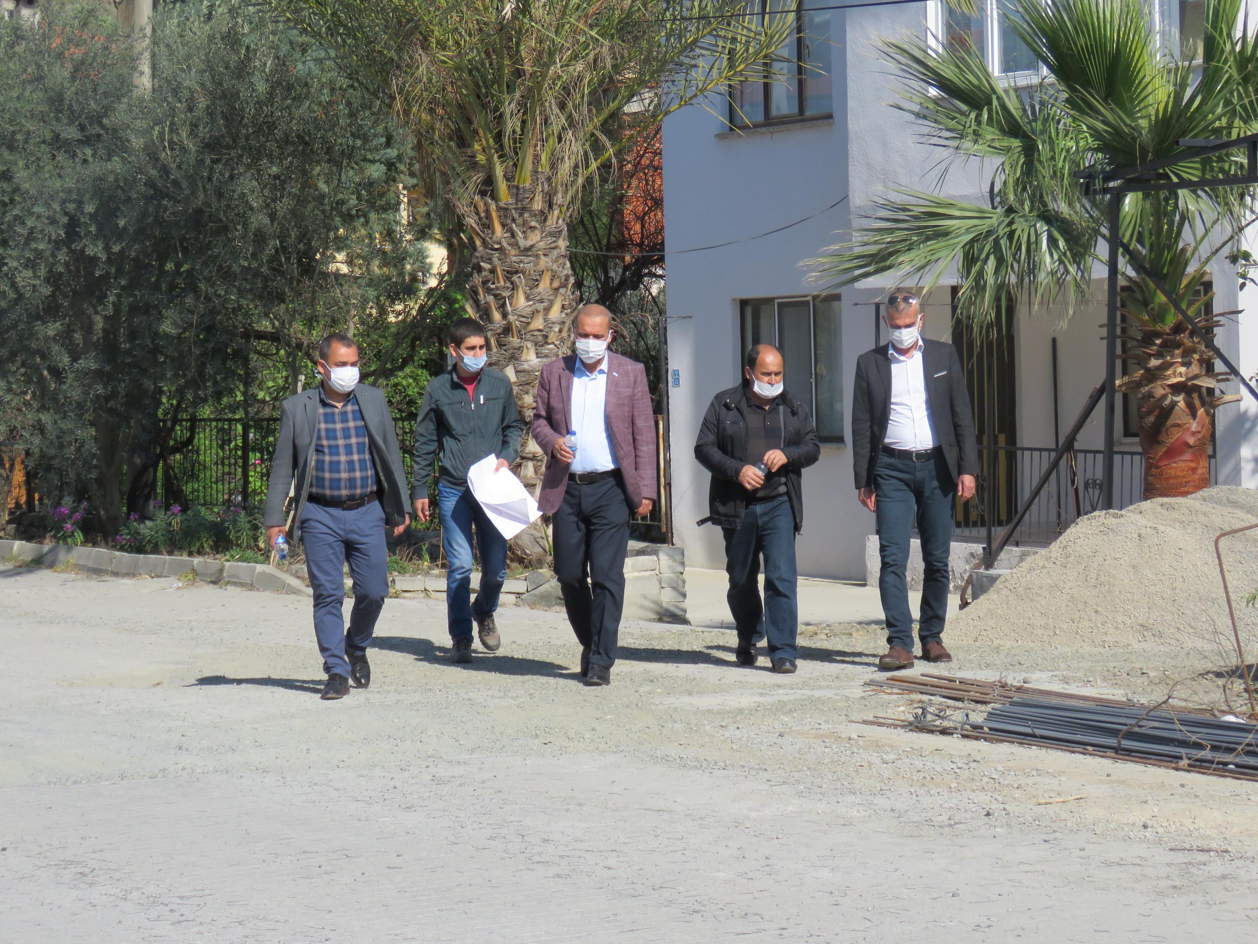 Uzundemir, çalışmaları yerinde inceledi