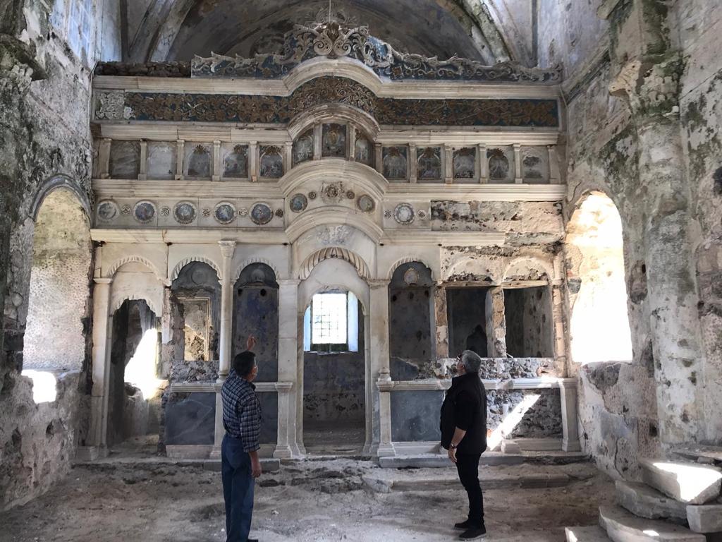 Kayaköy Yukarı Kilise ve Kale Turizme Kazandırılıyor