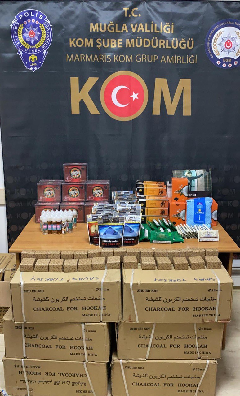 gümrük kaçağı tütün mamullerini piyasaya süren kişi gözaltına alındı