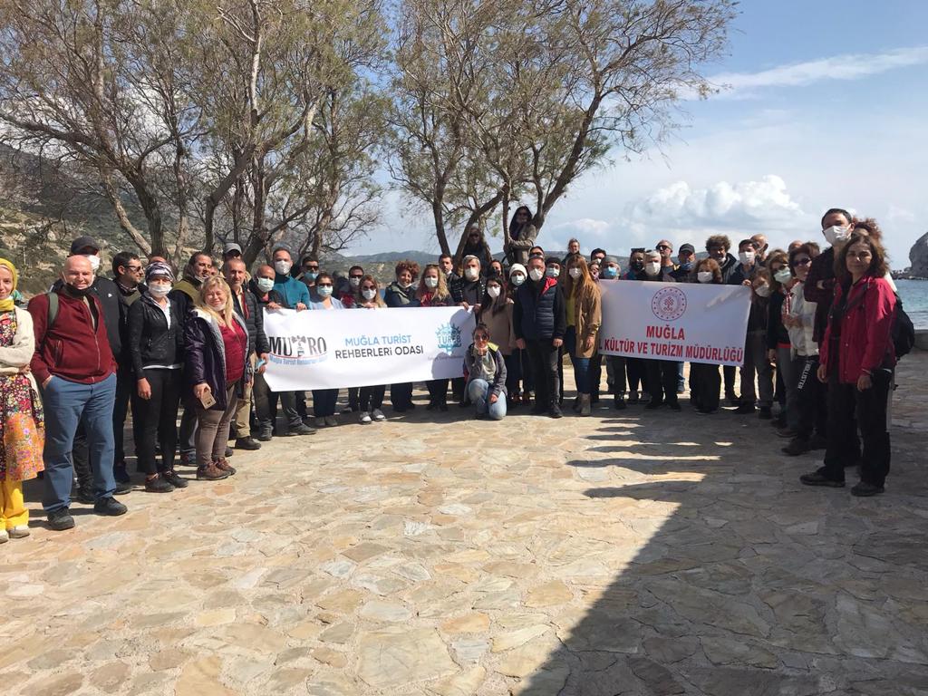 Knidos Antik Kentine inceleme gezisi yapıldı