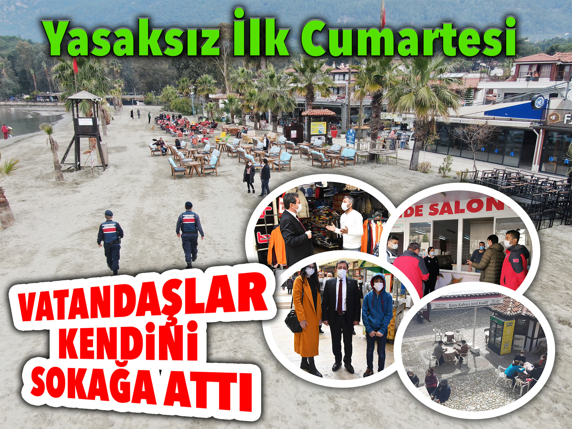 Yasaksız İlk Cumartesi Vatandaşlar Kendini Sokağa Attı