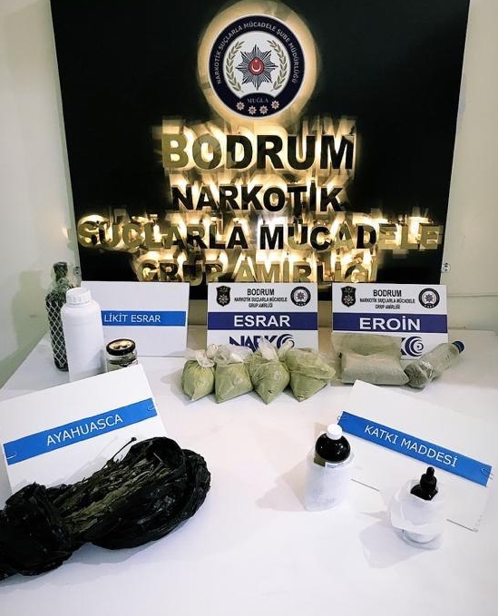 Bodrum'a uyuşturucu getiren iki şüpheli uygulama noktasında yakalandı