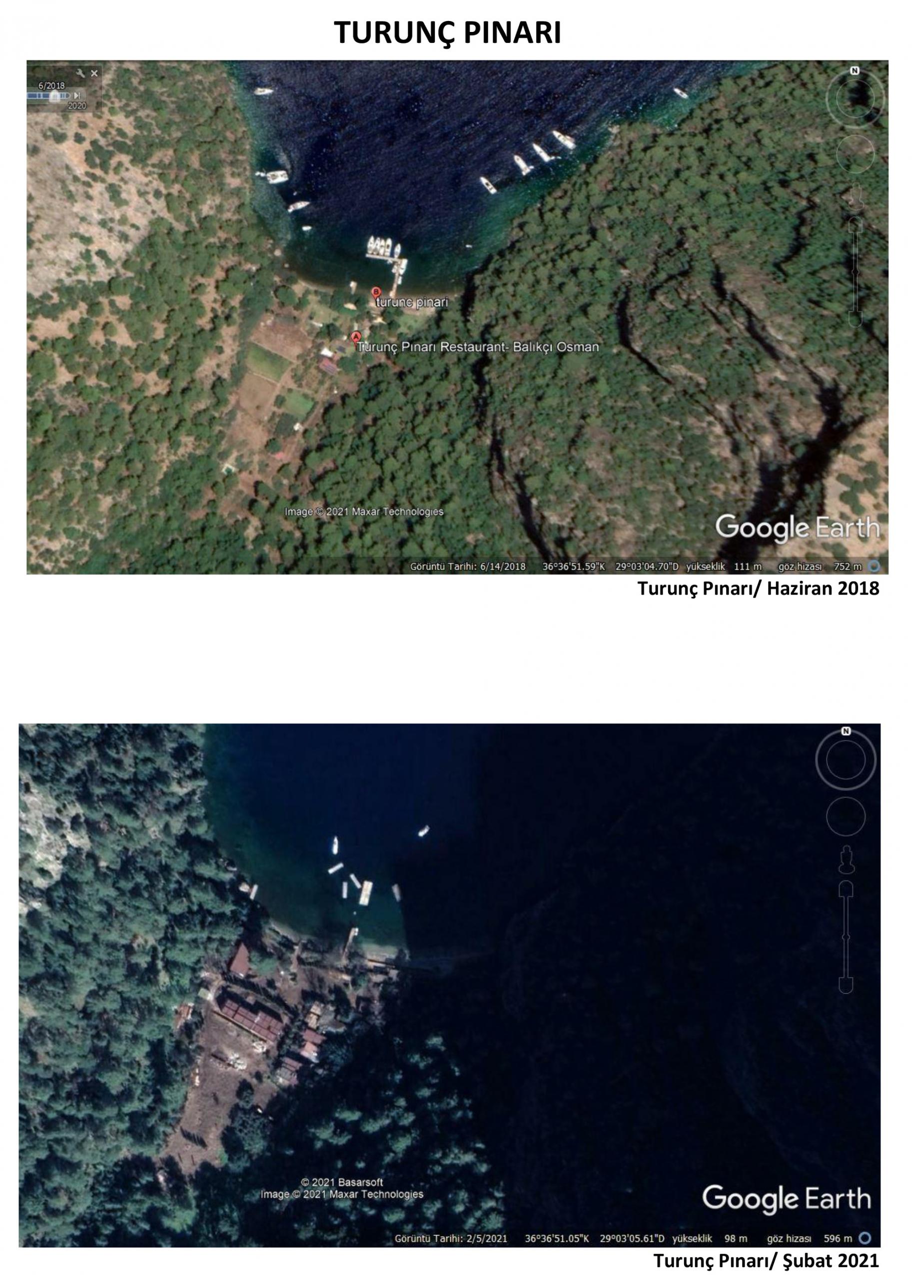 Muğla kıyılarında yapılaşma olduğu iddiası