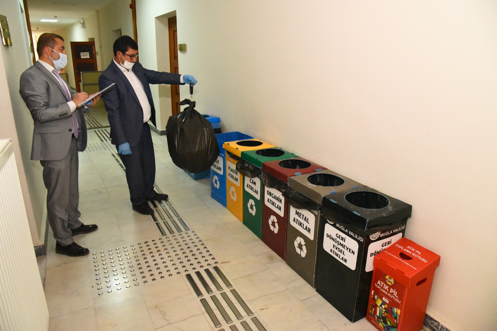 6 BİN 577 KG ATIK GERİ DÖNÜŞTÜRÜLDÜ