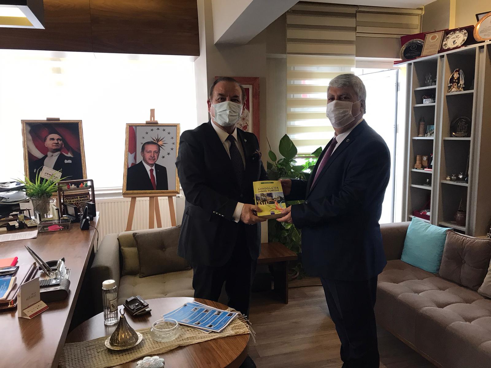 KAYMAKAM YILDIZ’DAN TURİZM MÜDÜRLÜĞÜ’NE ZİYARET