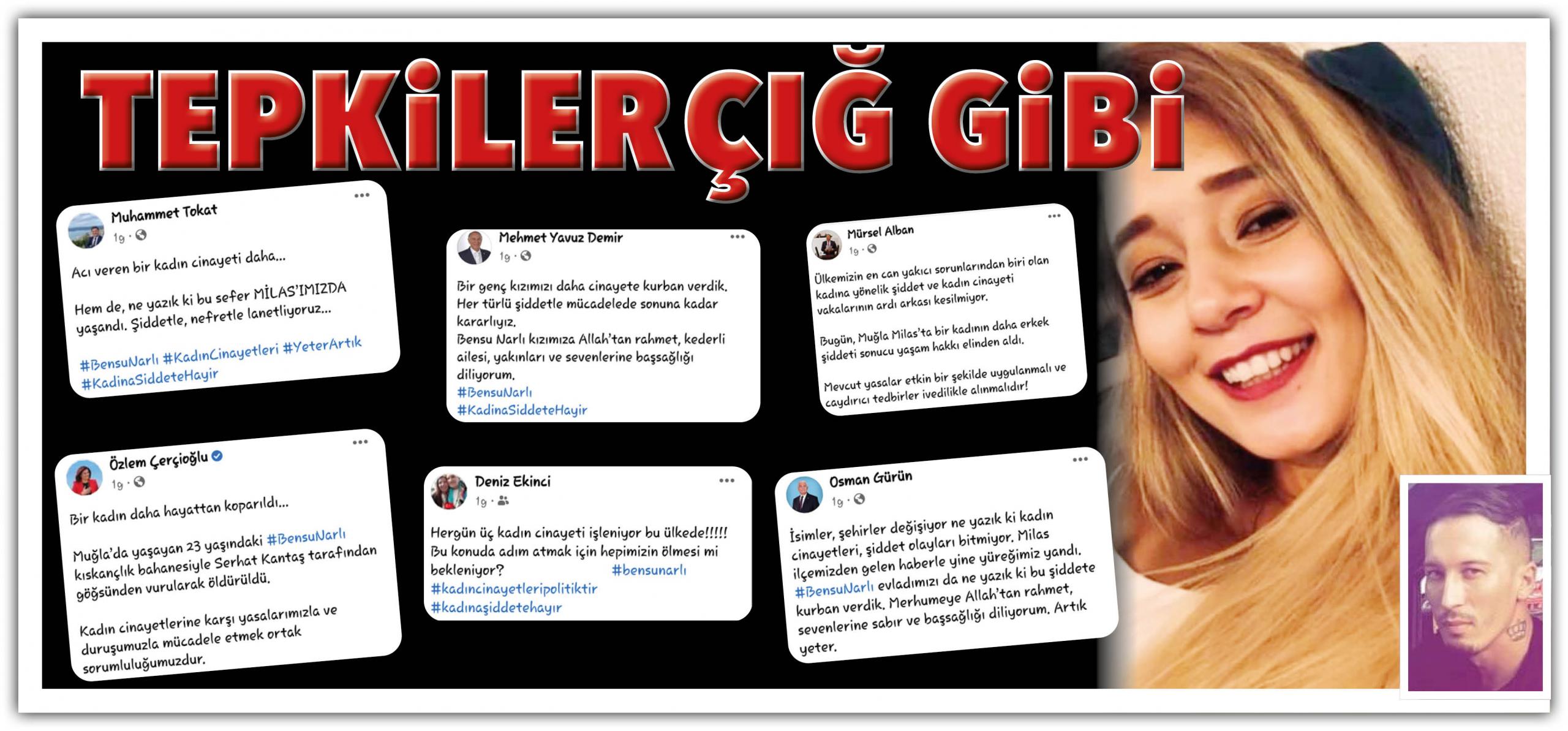 TEPKİLER ÇIĞ GİBİ