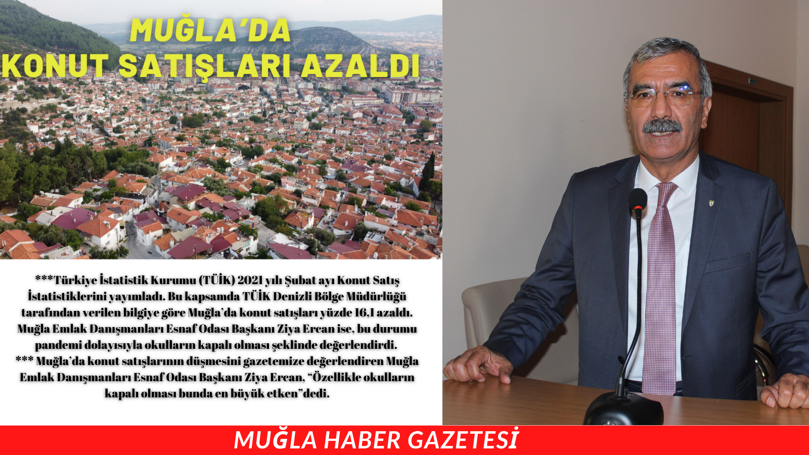 KONUT SATIŞLARI YÜZDE 16 AZALDI