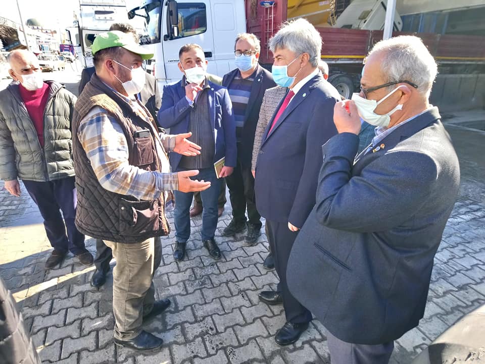 MİLLETVEKİLİ ERGUN, YATAĞAN ESNAFIYLA BULUŞTU