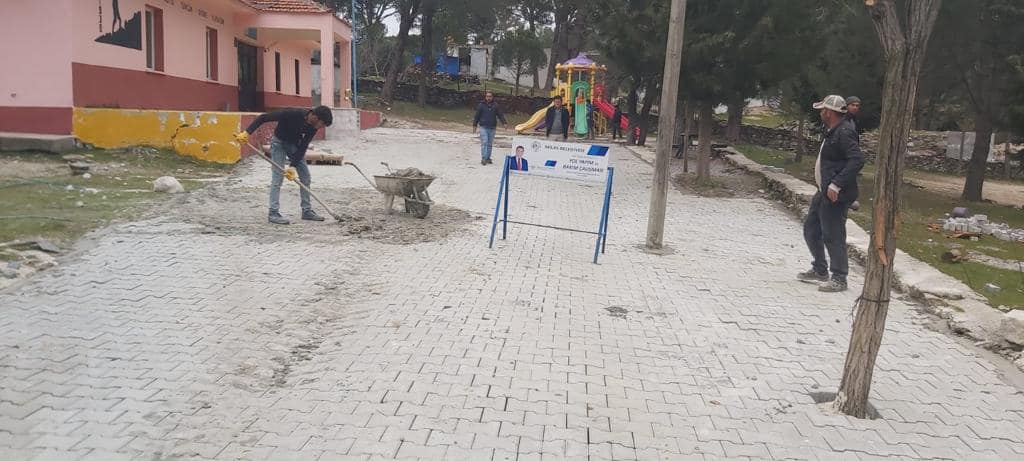 ÇUKUR MAHALLESİ’NDE PARKE KAPLAMA ÇALIŞMASI TAMAMLANDI