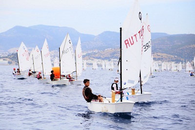 Optimist yarışları başladı