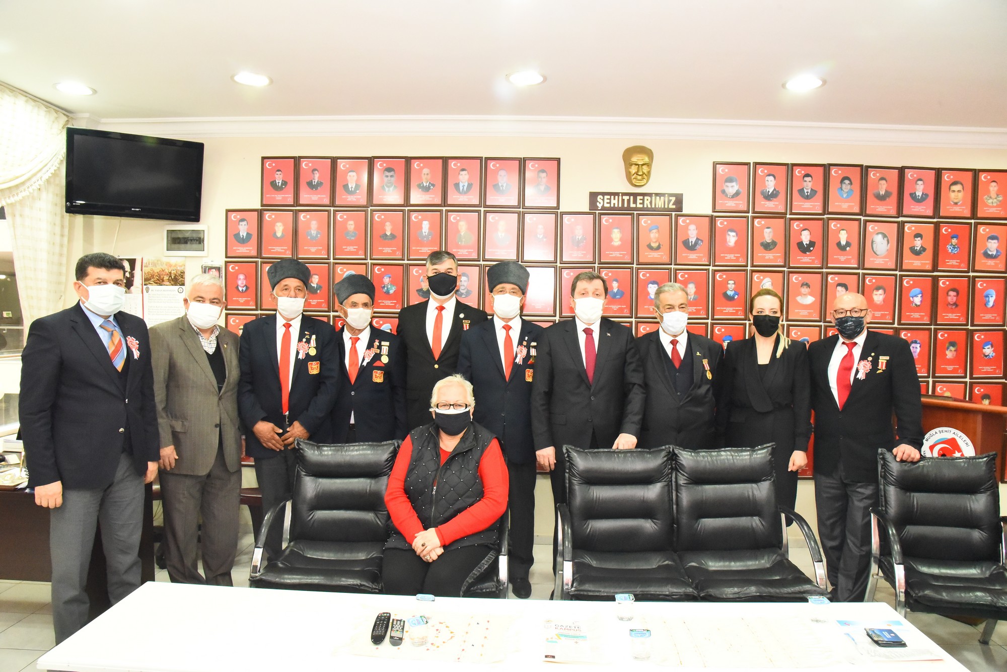 VALİ TAVLI, ŞEHİT AİLELERİ VE GAZİLERLE BULUŞTU