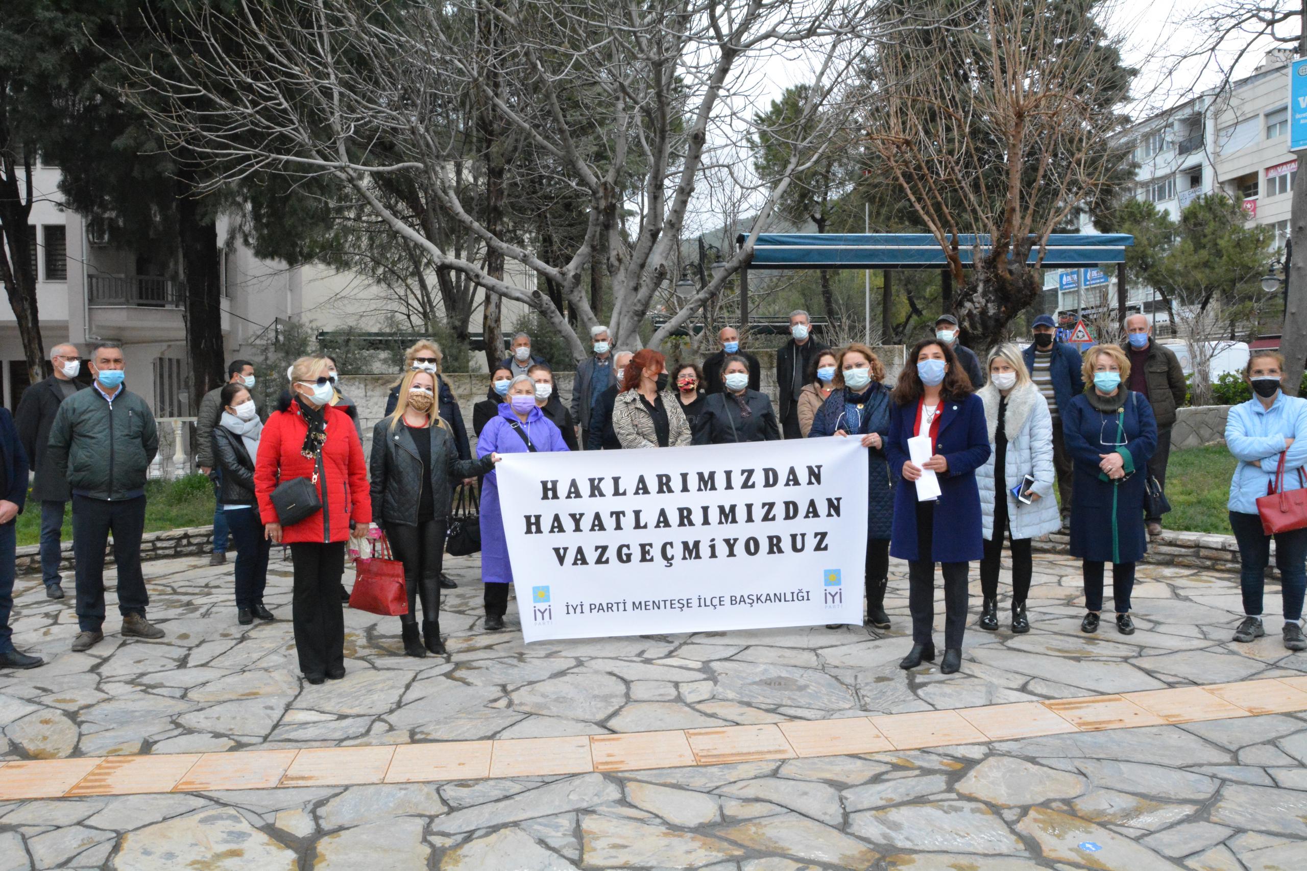 İYİ PARTİ MENTEŞE:  “UTANÇ VERİCİ BİR ADIM”