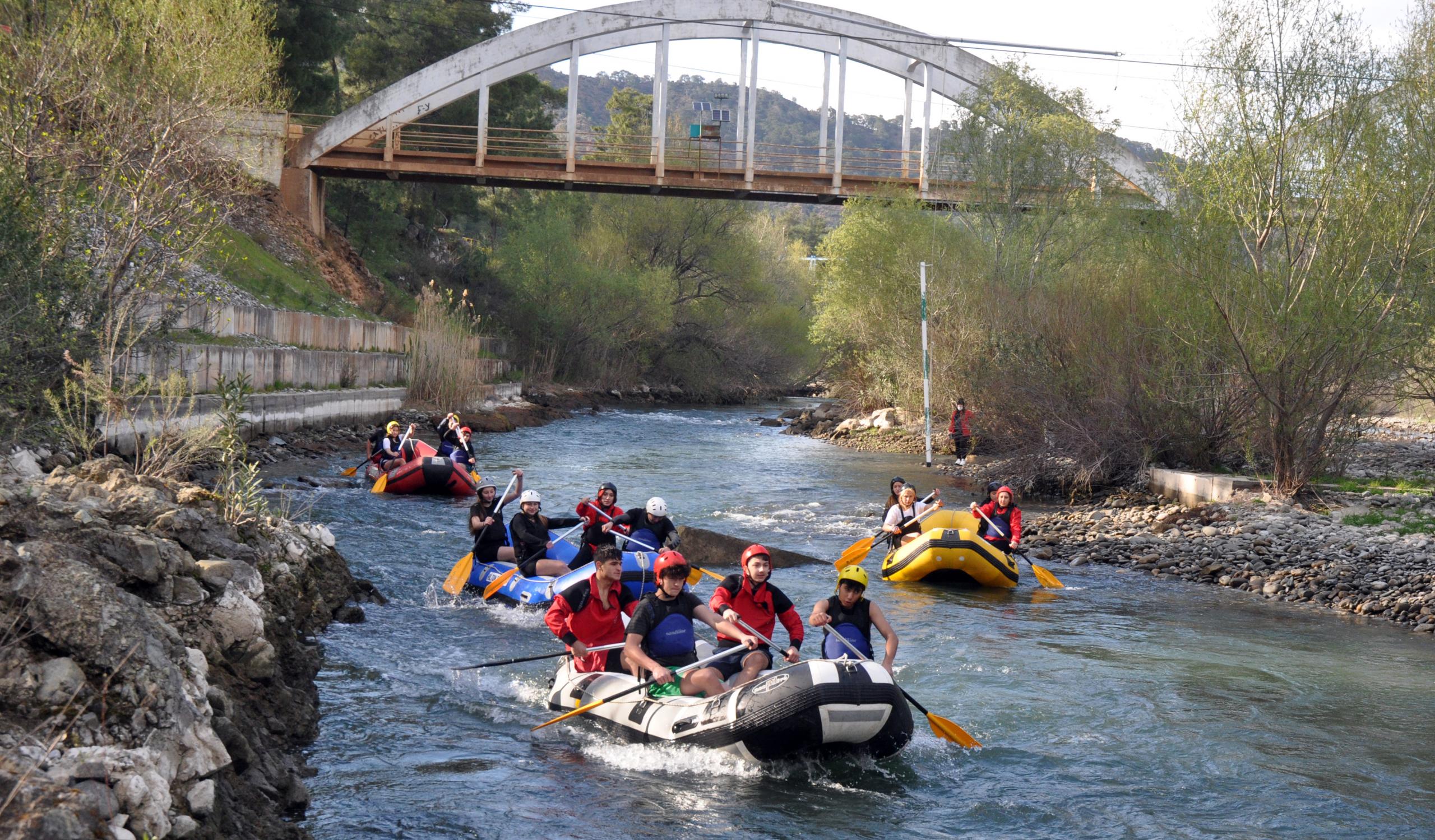 Raftingciler Türkiye Şampiyonasına hazırlanıyor
