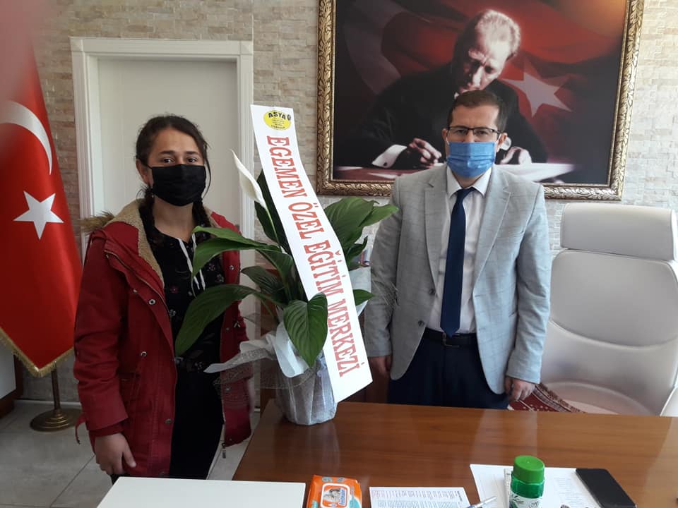 DENİZ’DEN KAYMAKAMA “TEŞEKKÜR” ZİYARETİ