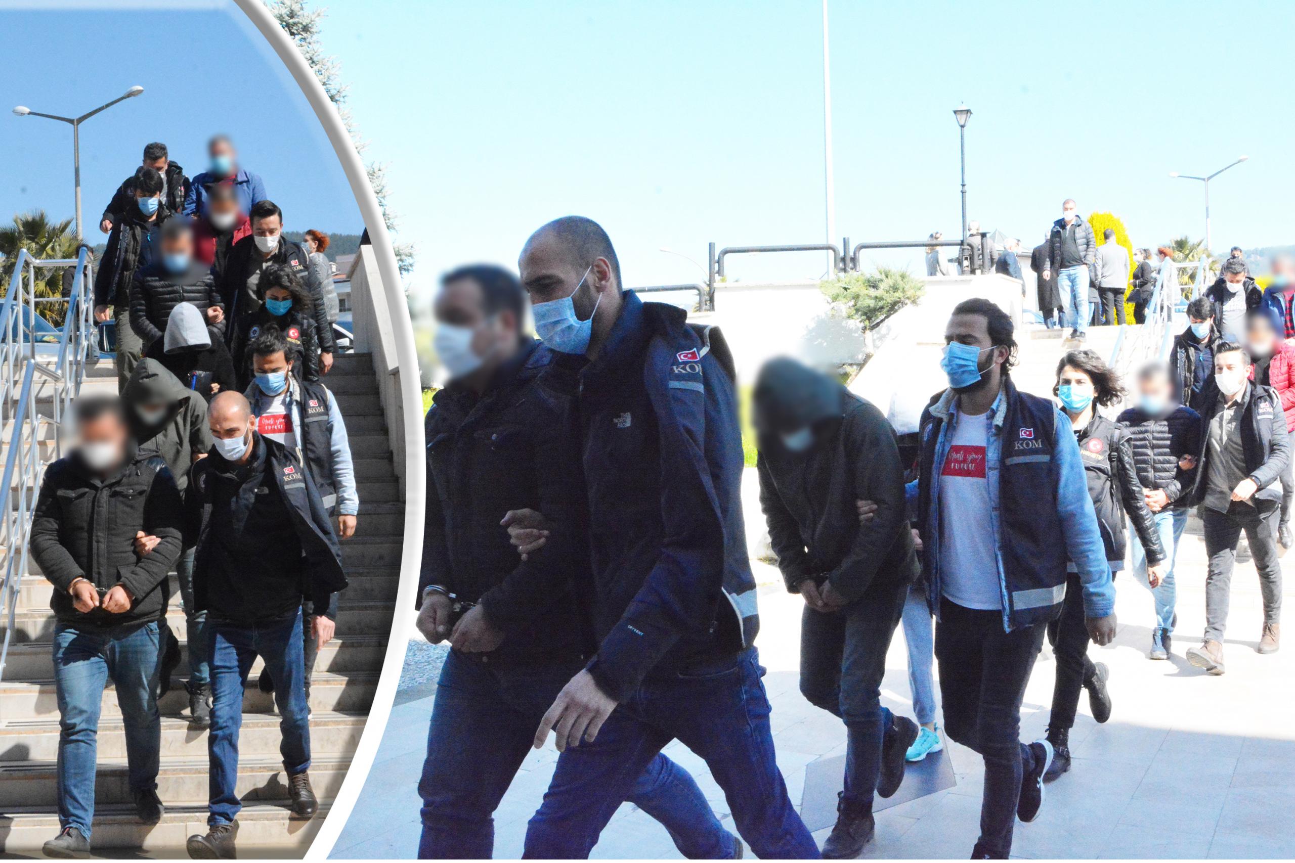 tefecilik operasyonunda yakalanan 6 şüpheli adli kontrol şartıyla bırakıldı