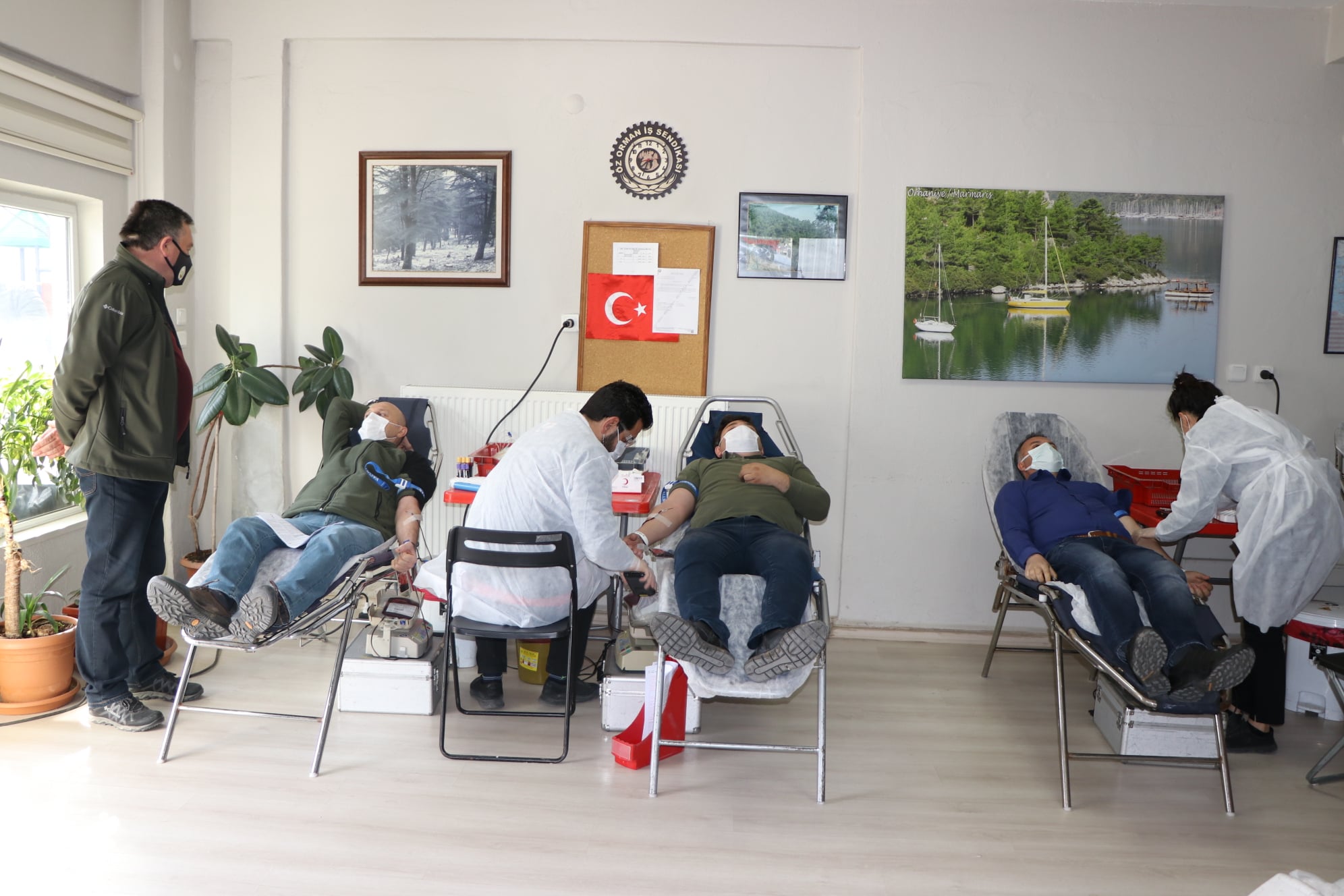 Orman Personelinden Kan Bağışı