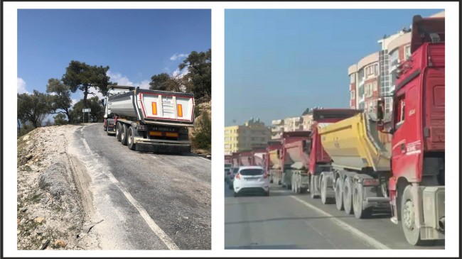 KAMYON SÜRÜCÜLERİ GÜZERGÂH DEĞİŞTİRMEK İSTİYOR