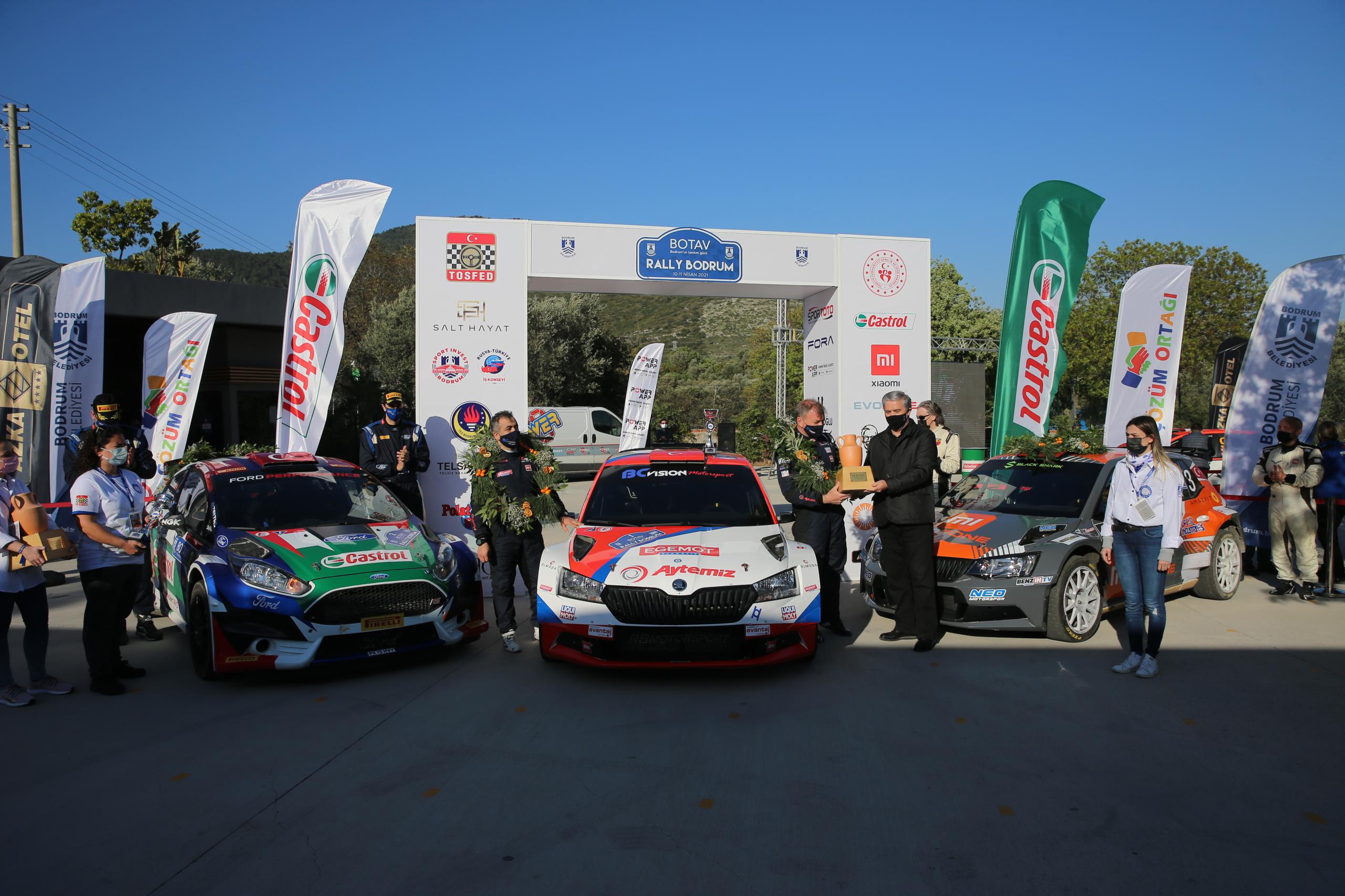 "Rally Bodrum"da İsmet Toktaş-Burak Başlık birinci oldu