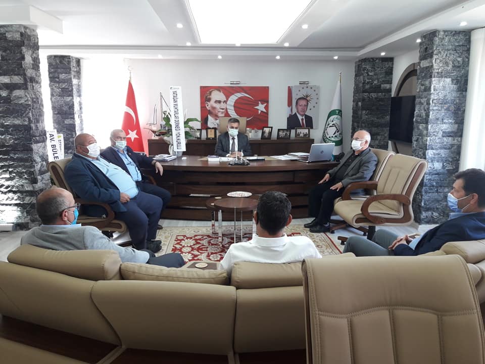 YATAĞAN MUHTARLAR DERNEĞİ YENİ YÖNETİMİ MAKAM ZİYARETLERİNE BAŞLADI