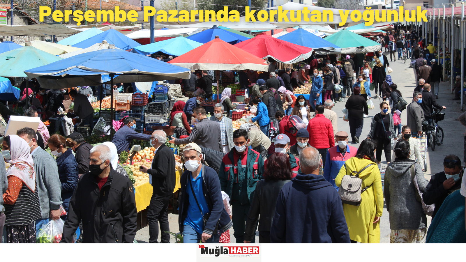 PAZARDA PANDEMİ YOK GİBİ!