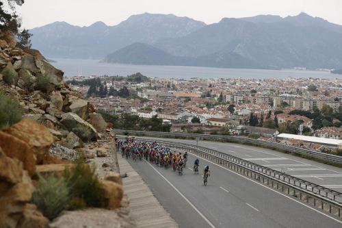 56. Cumhurbaşkanlığı Türkiye Bisiklet Turu Marmaris-Turgutreis etabı başladı