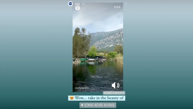 NASA'DAN AKYAKA PAYLAŞIMI