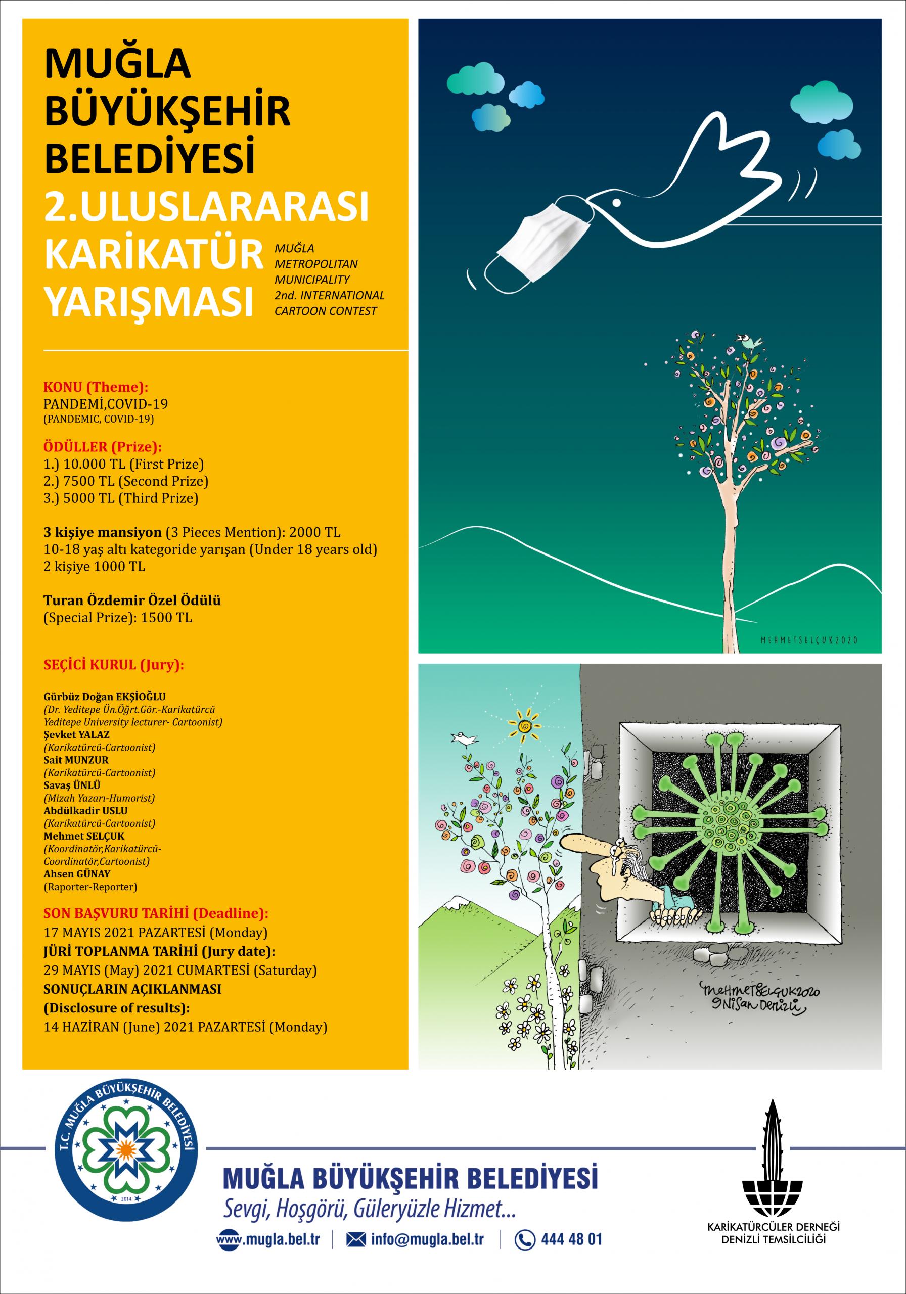 Büyükşehir, Karikatür Yarışmasının Son Başvuru Tarihi 21 Mayıs