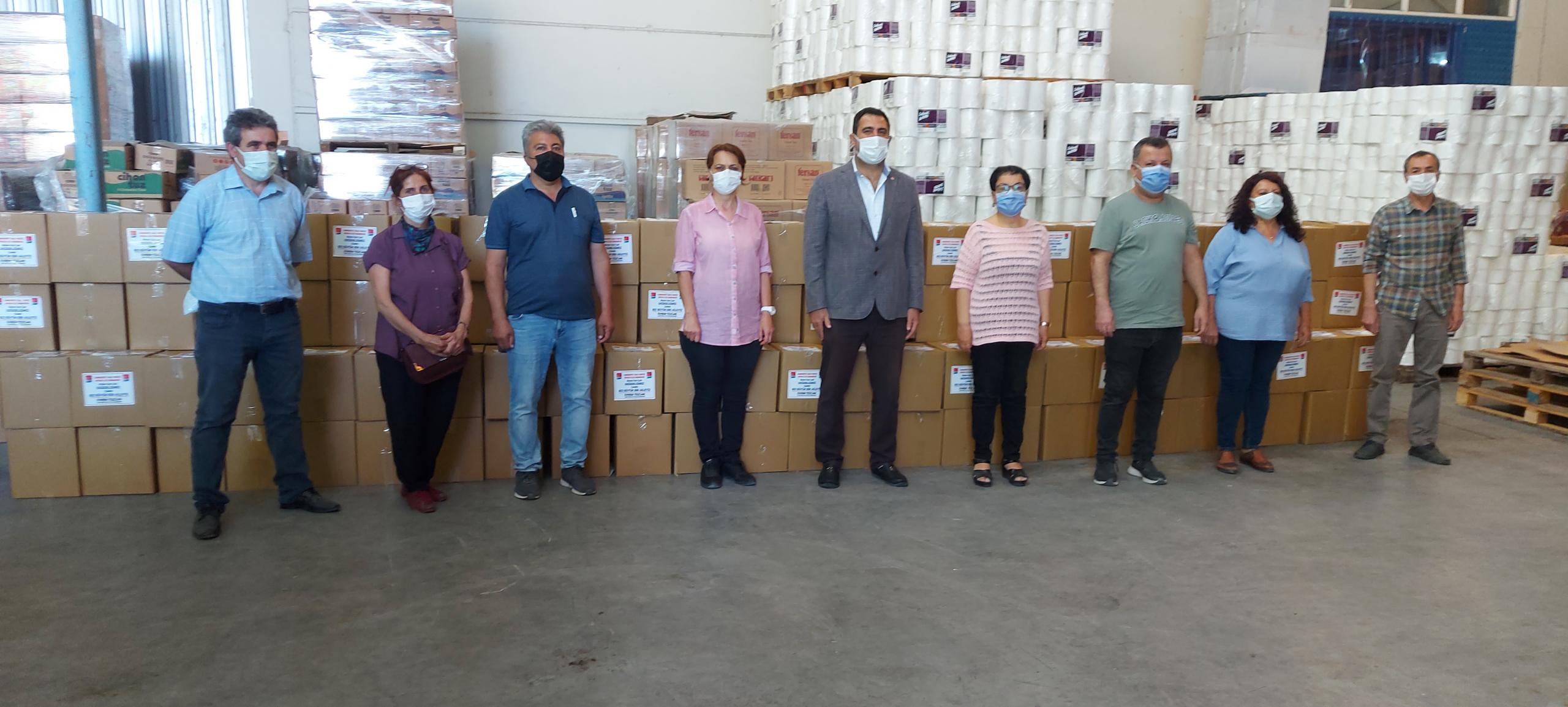 CHP ORTACA’NIN YARDIMLARI SÜRÜYOR