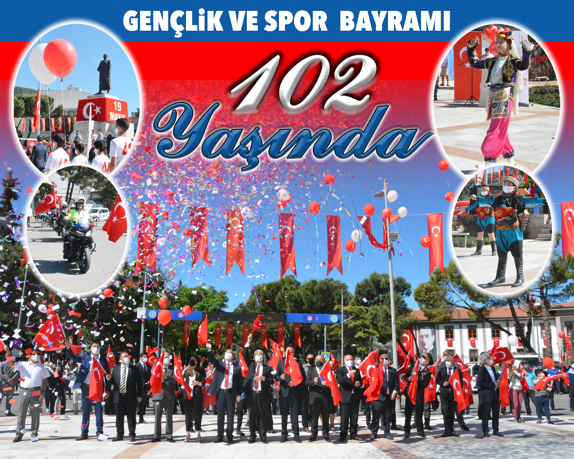 GENÇLİK VE SPOR BAYRAMI 102. YAŞINDA
