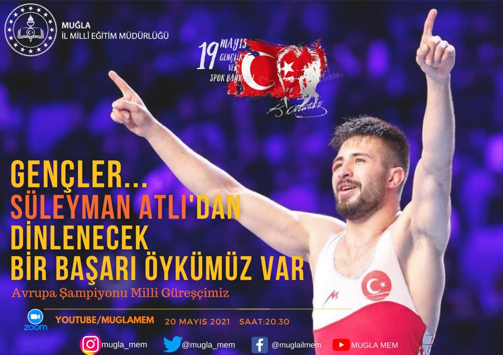 AVRUPA ŞAMPİYONU SÜLEYMAN ATLI GENÇLERLE BULUŞTU