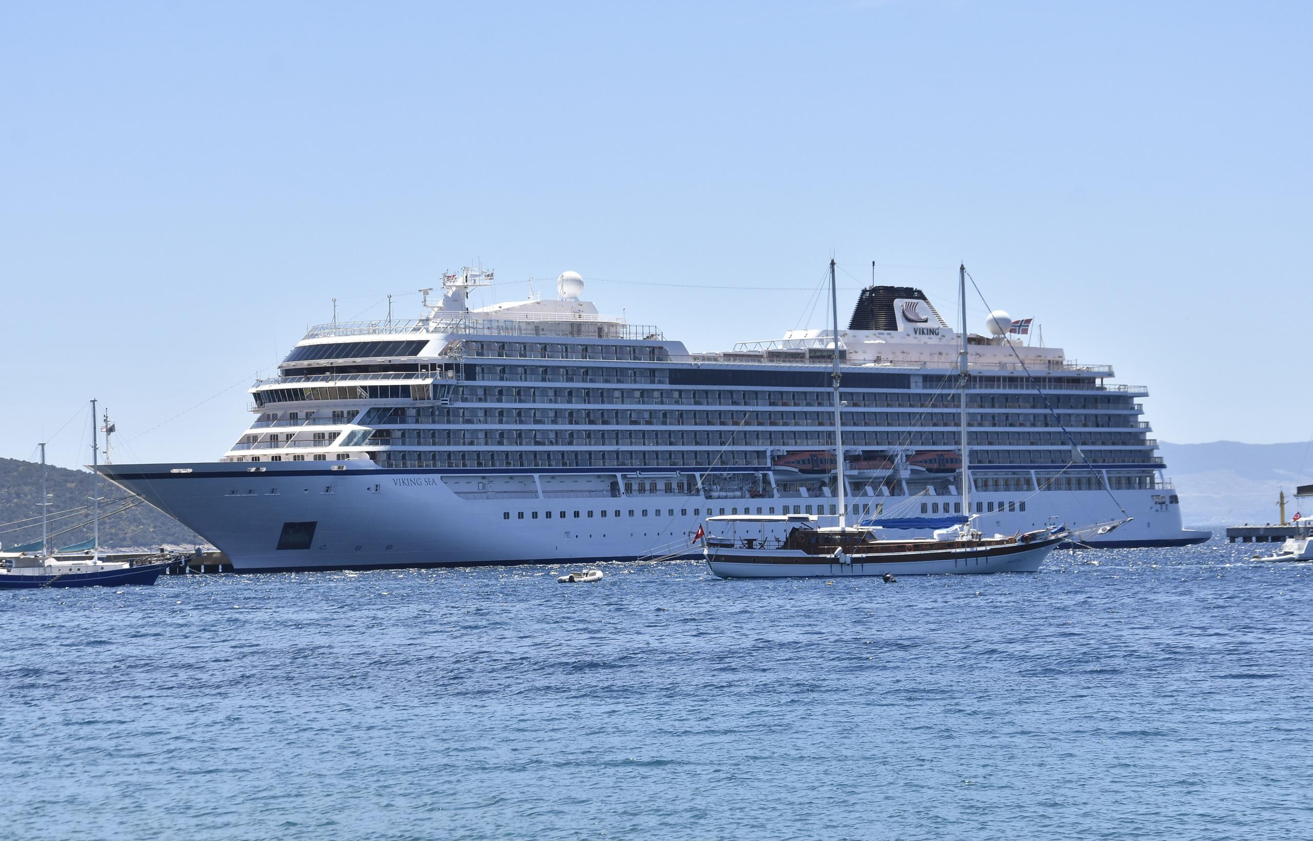 "Viking Sea" adlı kruvaziyer ikinci kez Bodrum'da