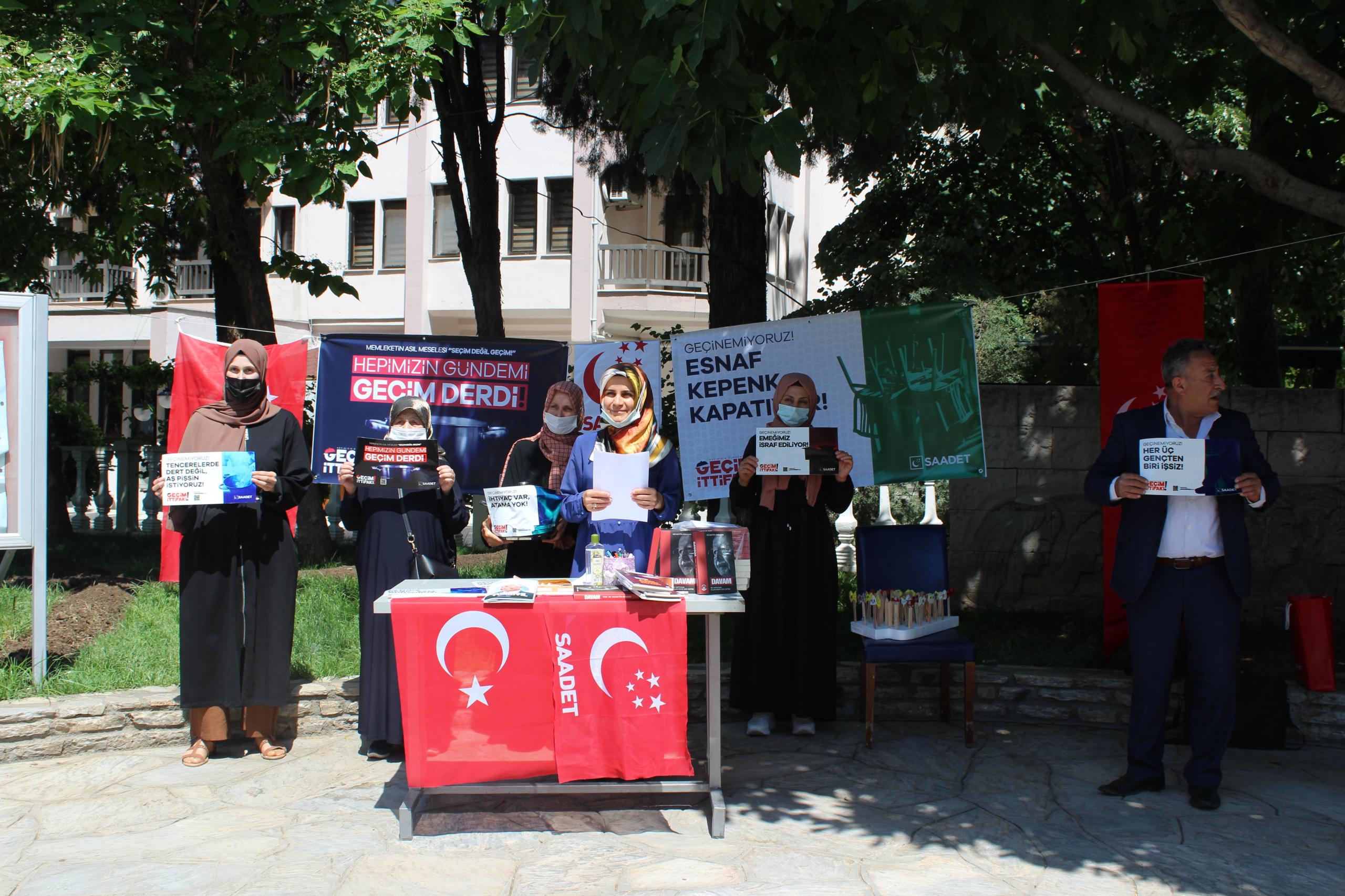 SAADET PARTİSİ GEÇİM İTTİFAKI İLE İLK ADIMINI ATTI