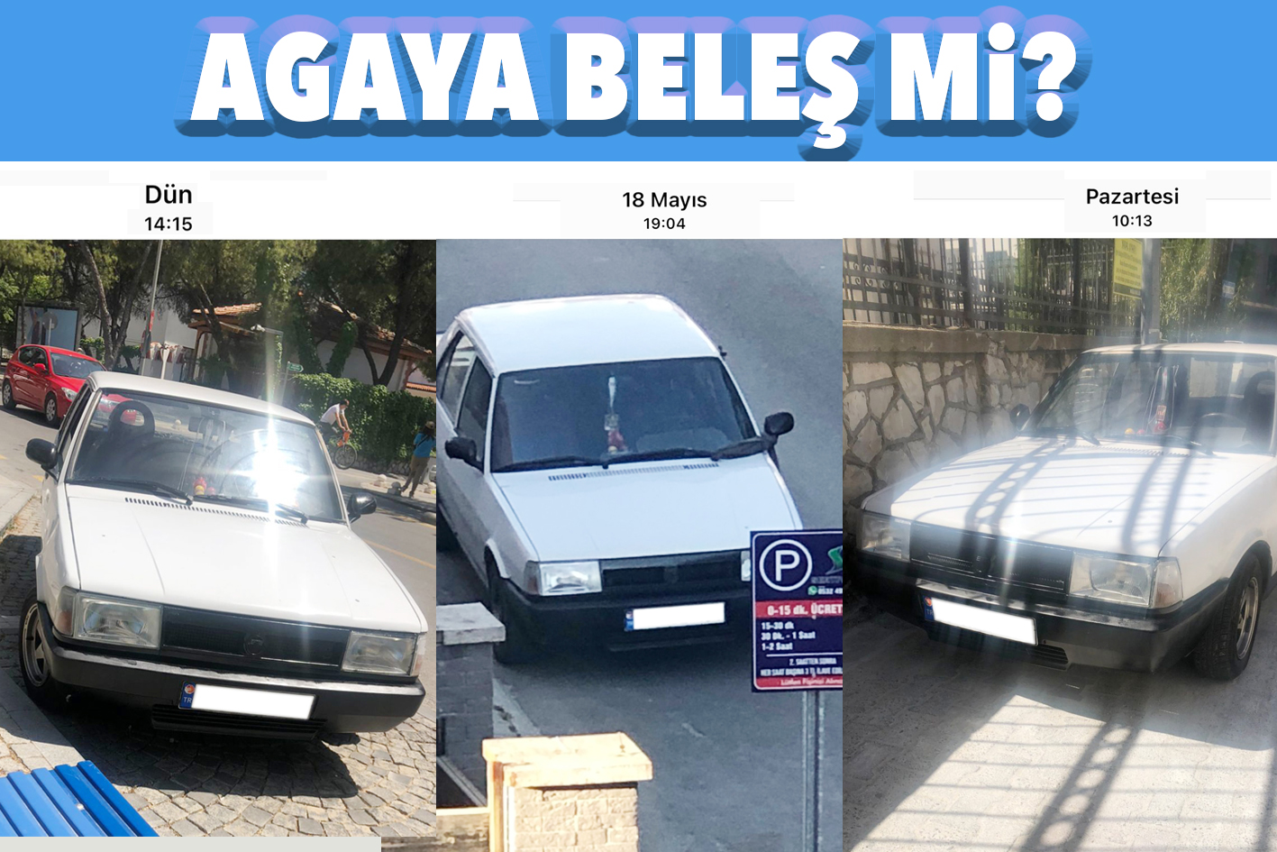 BELEDİYENİN YOL ÜSTÜ ‘SORUN’ UYGULAMASINDA  AGAYA BELEŞ Mİ?