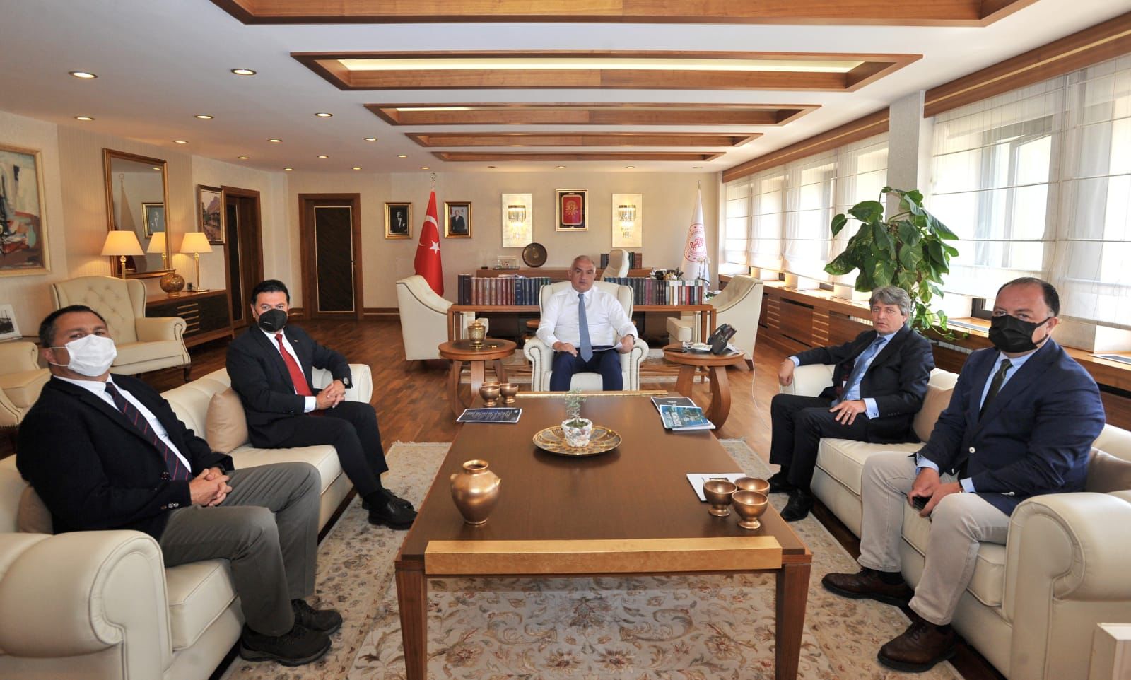 BAŞKAN ARAS'IN ANKARA TEMASLARI