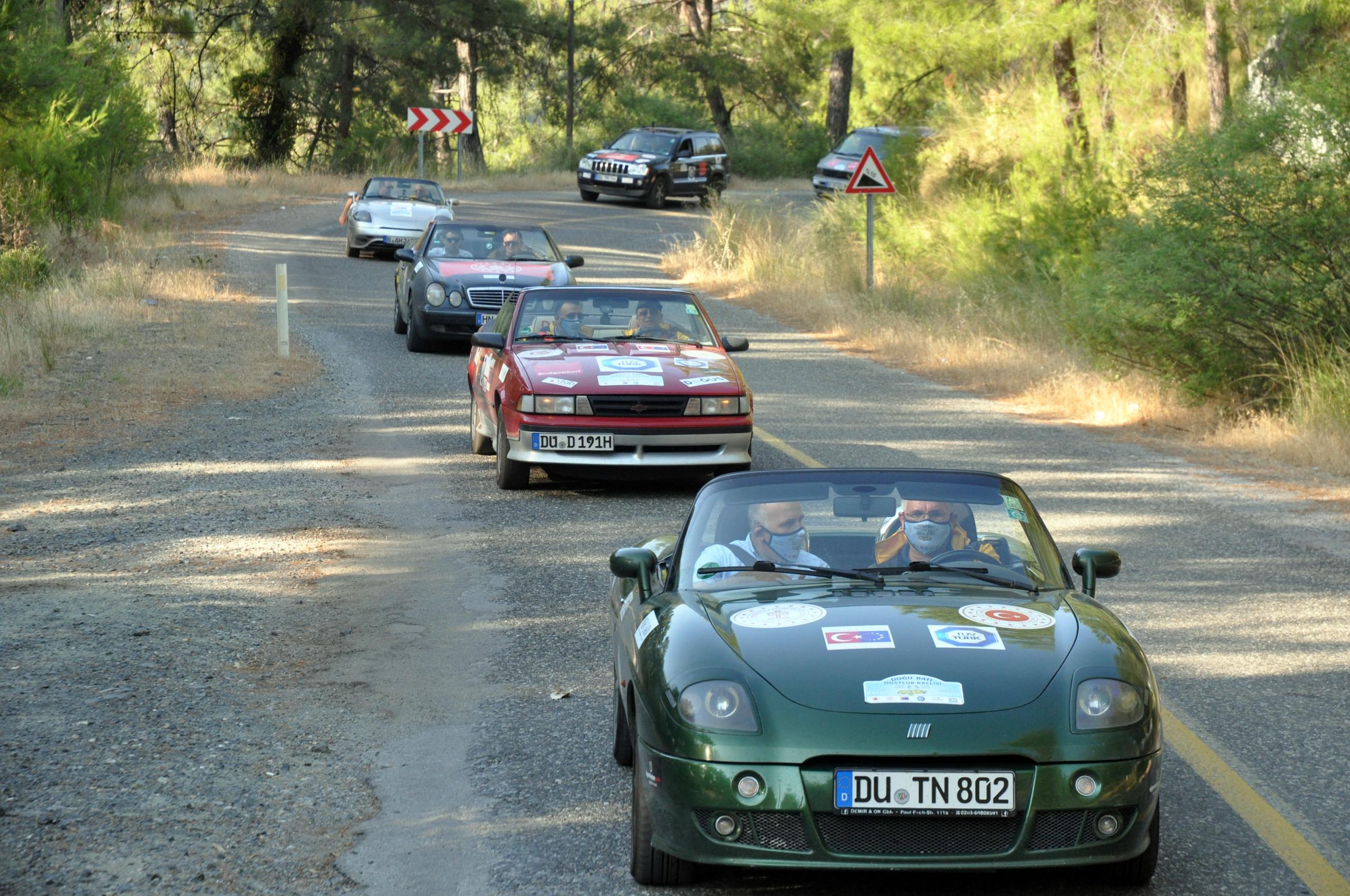 Europa-Orient/Doğu-Batı Dostluk ve Barış Rallisi'nin son durağı Muğla oldu
