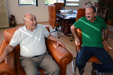 Eski Bakandan Saatcı’ya ziyaret